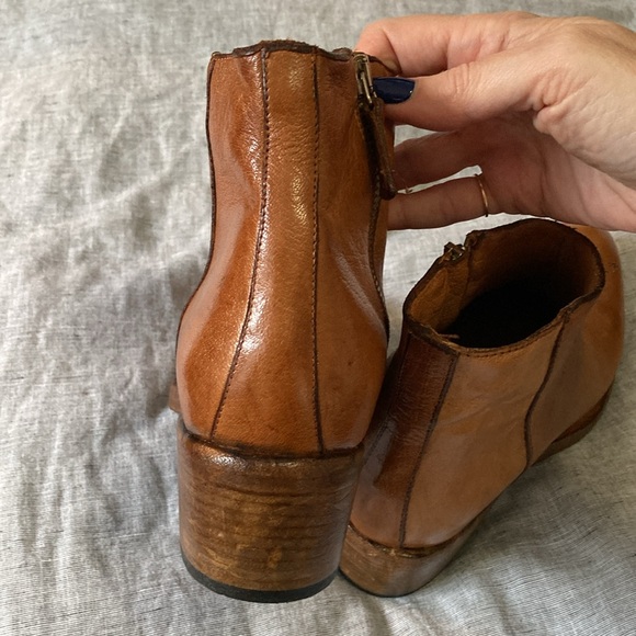 NWT - Italian made leather ankle booties sz 39 brand "gravity pope" - Picture 15 of 16